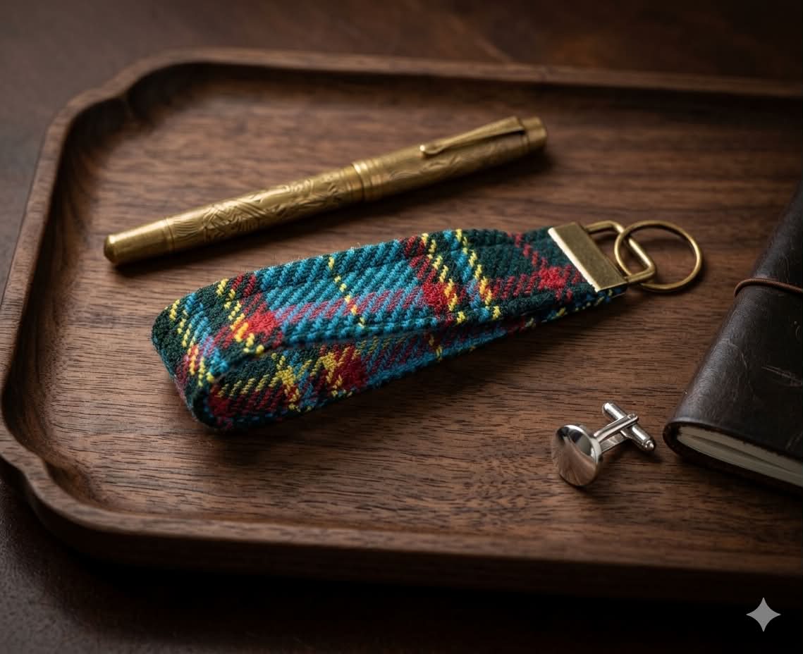 Wiveliscombe Tartan Key Fob