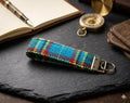 Wiveliscombe Tartan Key Fob Blue